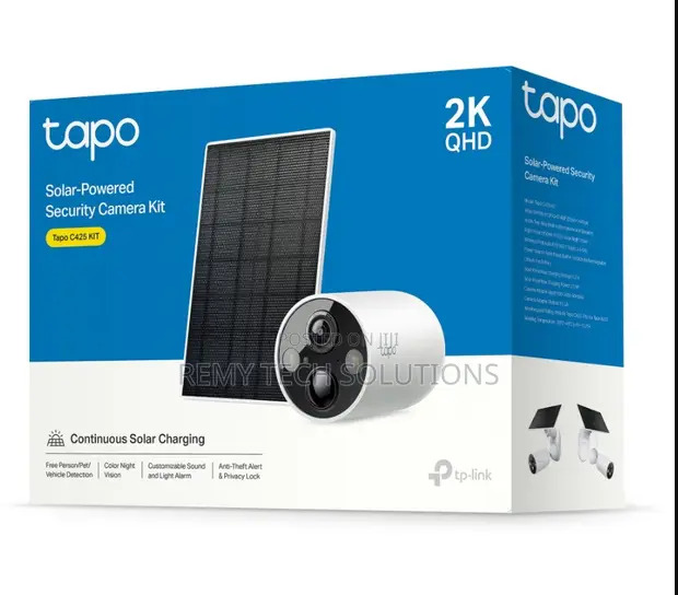 TP-Link Tapo C425 KIT Kamera ya Usalama Inayotumia Nguvu za Jua - 1