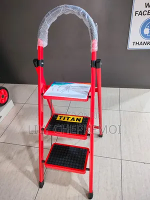 Titan Steel Step Ladder - Mpya Kabisa