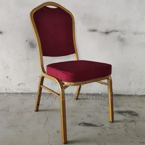Stackable Fabric Event Chair - Red
