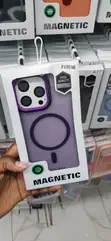 Kava ya Kufunga ya MagSafe ya Zambarau kwa iPhone 16 Pro Max - 1