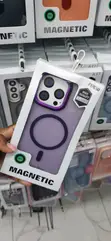 Kava ya Kufunga ya MagSafe ya Zambarau kwa iPhone 16 Pro Max - 2