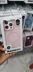 Pink MagSafe Case for iPhone 16 Pro Max with Magnetic Ring - 1