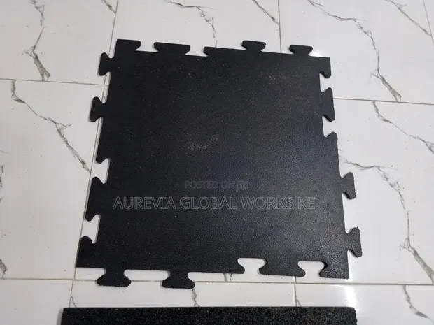 Premium Interlocking Gym Rubber Mats | Heavy-Duty Flooring - 1