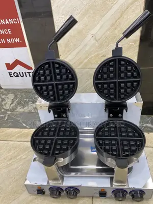 Euromax Mashine ya Kutengeneza Waffles Mbili ya Kibiashara