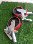 Heavy-Duty 6-Inch Scaffolding Caster Wheel with Brake - 2