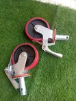 Heavy-Duty 6-Inch Scaffolding Caster Wheel with Brake - 3