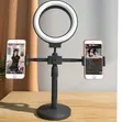 Stand Mbili na Ring Light ya Inch 6 - 1