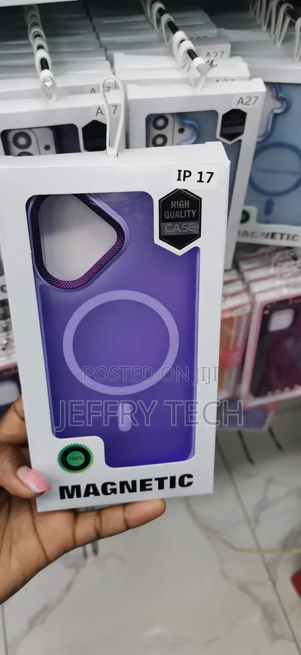 Purple Magnetic Protective Case for iPhone 17 - 1