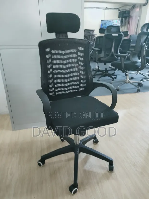 Boss Office Products Ergonomic Office Chair with Headrest - 1