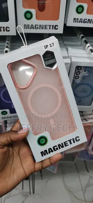 Kesi ya iPhone 17 ya Rose Gold yenye Sumaku