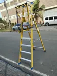 Titan Movable Safety Fiberglass Podium Ladder - 6 Steps - 1