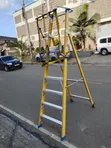 Titan Movable Safety Fiberglass Podium Ladder - 6 Steps - 2