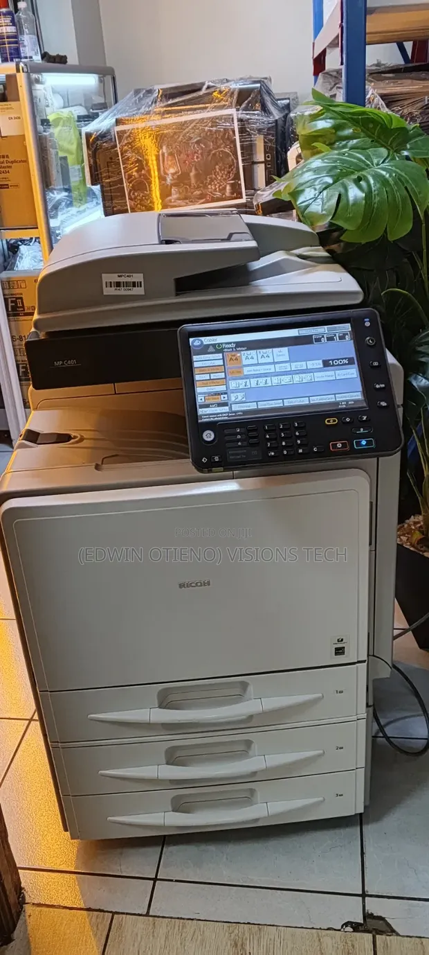 Ricoh MP C401 Refurbished Printer ya Rangi Nyingi - 1