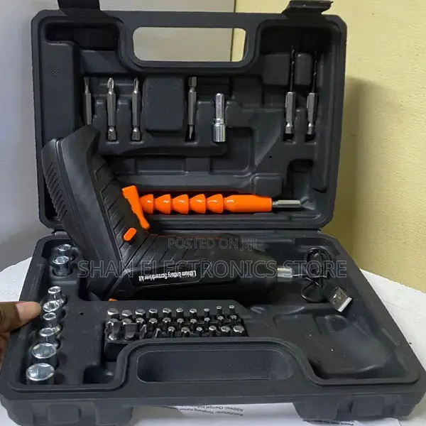 48-Piece Rechargeable Cordless Drill Set - 1
