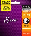 Elixir Quality Acoustic Strings - NANOWEB Coating - 2
