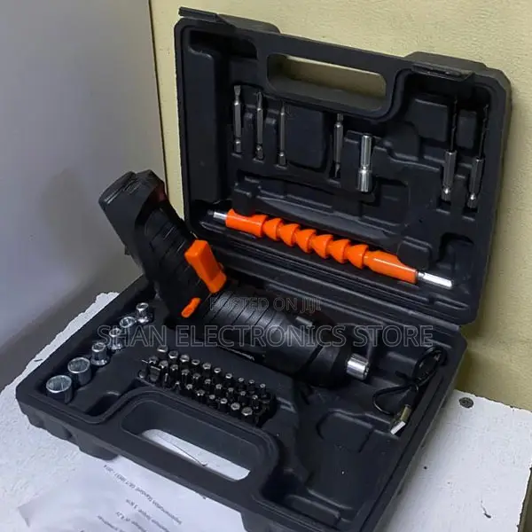 48Pcs Cordless Electric Screwdriver Kit Power Tool Inachaji - 1