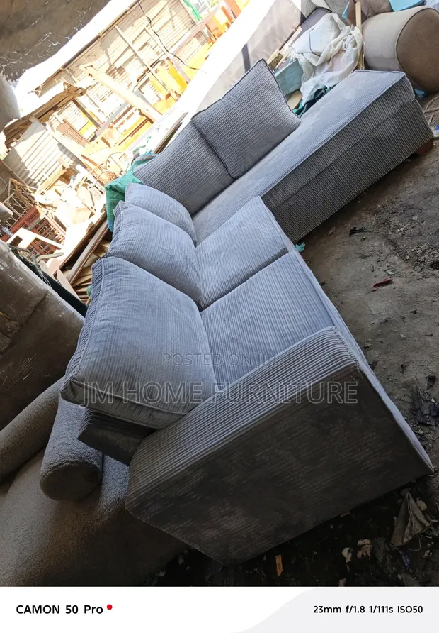 Modern Pilo Sofa with Spring Cushion - Gray - 1