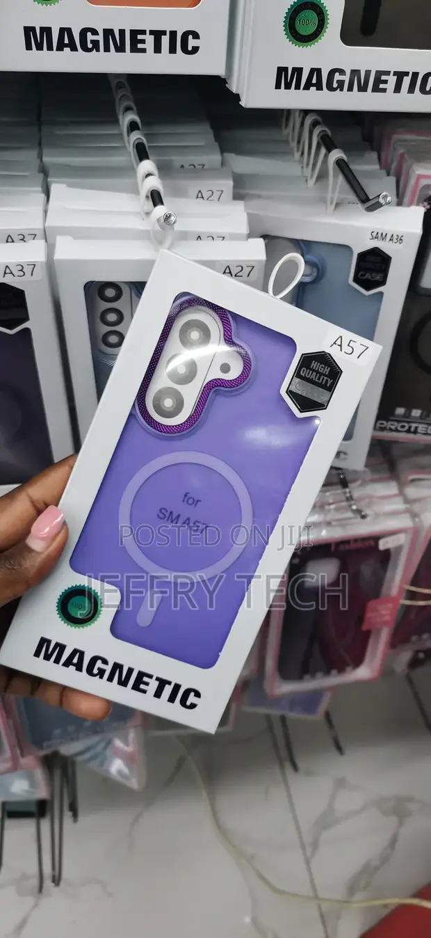 Purple Matte MagSafe Case for Samsung Galaxy A57 - 1