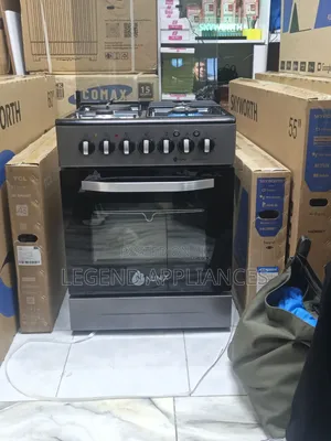 Nunix 60x60 Cooker ya Kusimama na Turnspit