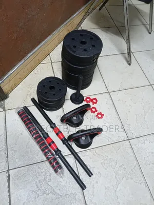 30KG Home Gym Weight Set - Dumbbells & Barbell