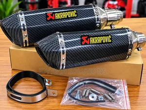 Sports Motorcycle Luxury Carbon Fiber Akrapovic Exhaust Muffler