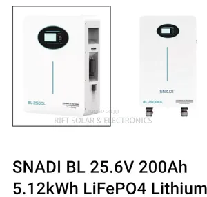 Snadi 25.6V 200Ah 5.12kWh Betri ya Lithium LiFePO4