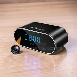 Smart Motion Watcher WiFi Alarm Table Clock Hidden Spy Camera