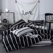 Set ya Duvet Cover ya Nordic Style ya Kifahari ya Pamba ya Microfiber - 4