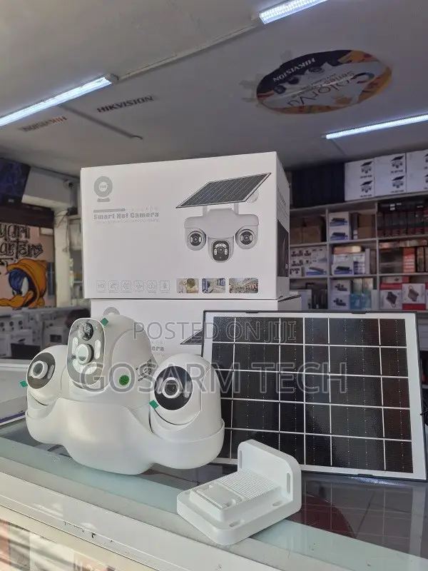 Kamera ya V380 VTS31 4G Triple Lens Solar PTZ - 1