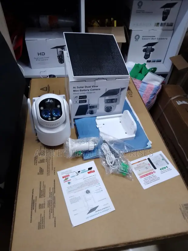 VisionPro Ubox 6MP Solar 4G Security Camera - 1