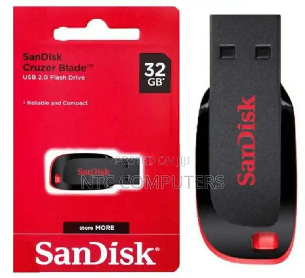 SanDisk Cruzer Blade 32GB USB 2.0 Flash Drive - 1