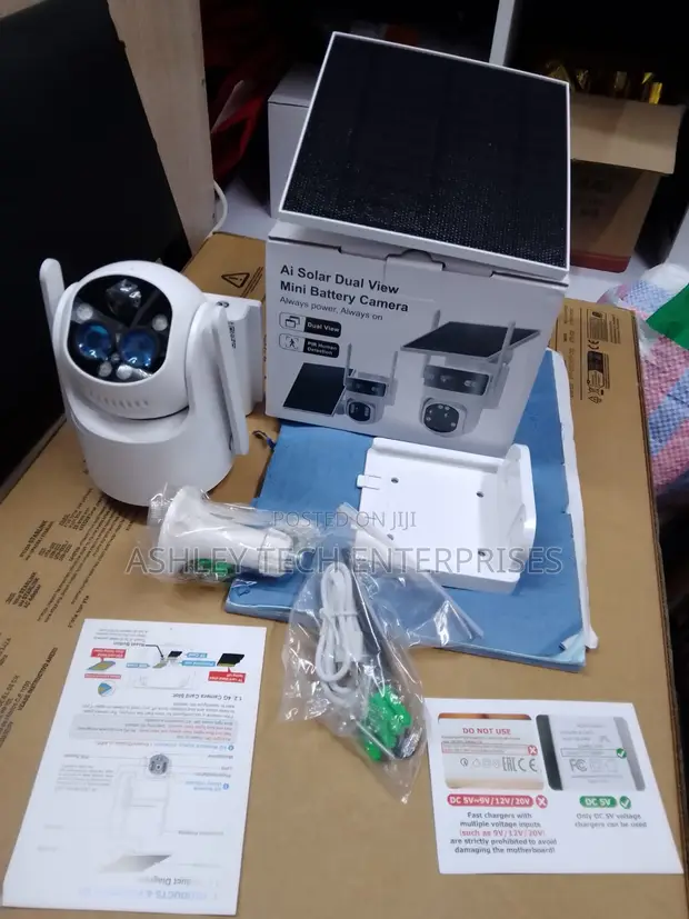 MaxProtect Ubox 6MP 4G Solar AI PTZ Camera - 1
