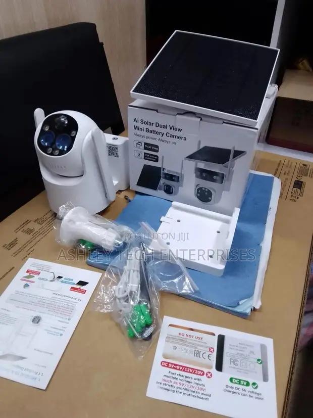 Kamera ya Ubox 6MP AI Solar 4G PTZ - 1