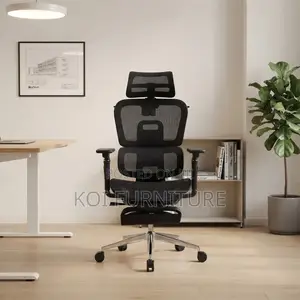 Executive Orthopedic Office Chair with Footrest