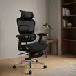 Executive Orthopedic Office Chair with Footrest - 2