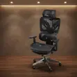 Executive Orthopedic Office Chair with Footrest - 4