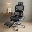 Executive Orthopedic Office Chair with Footrest - 5