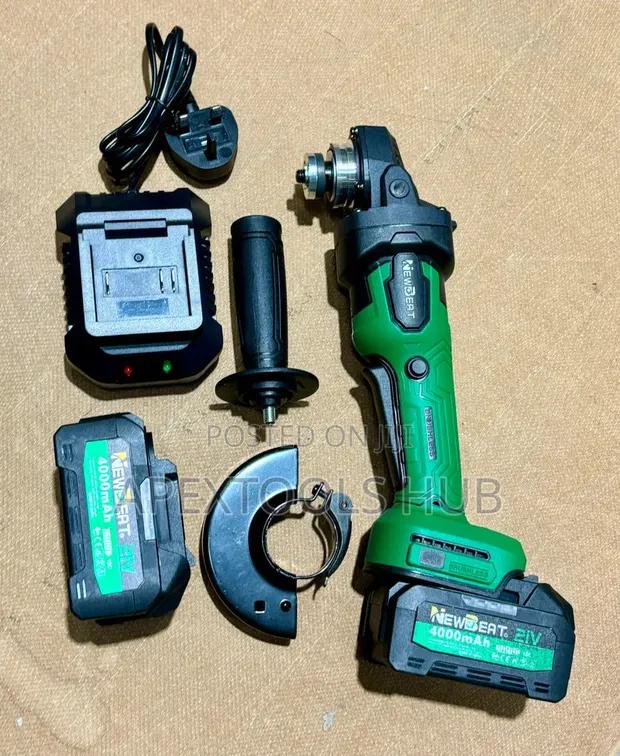 Newbeat 4.5" Cordless Brushless Angle Grinder (21V Kit) - 1