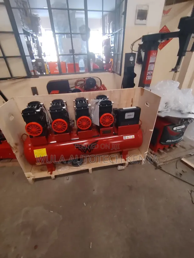 Silent Oil-Free Air Compressor 200L (4-Motor) - 1