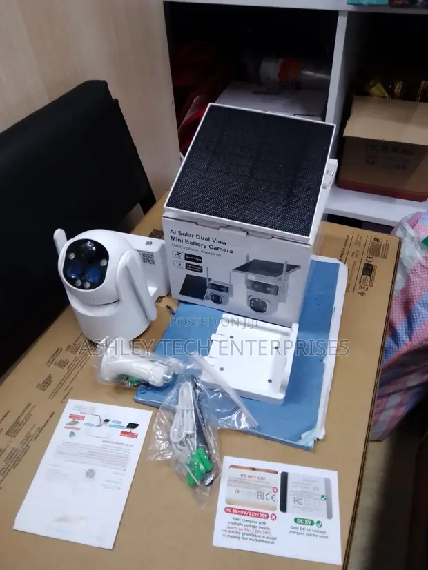 Ubox 6MP 4G AI Solar CCTV Camera - 1