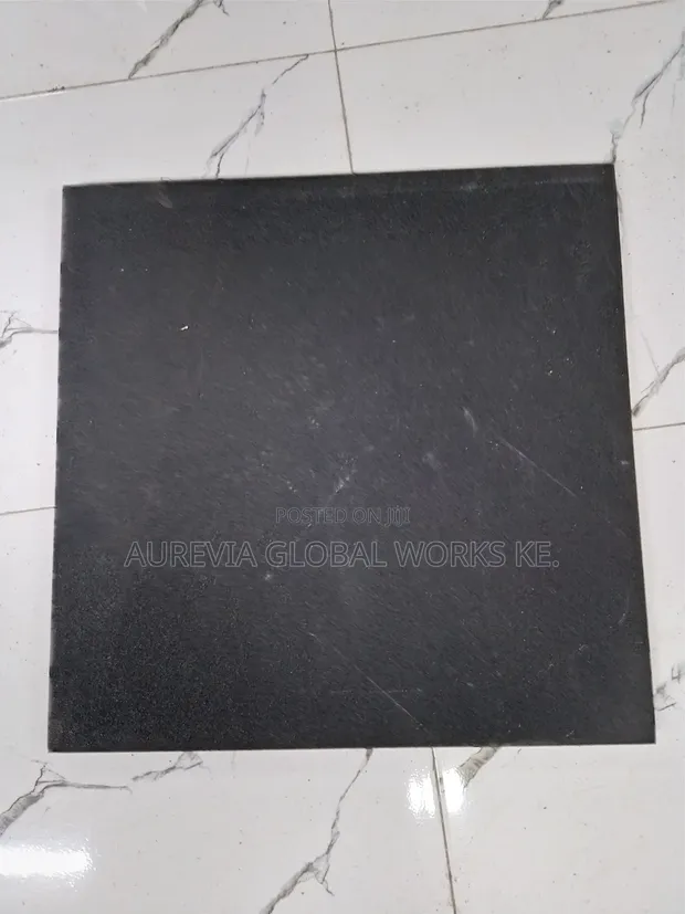 Black Rubber Mat/Tiles kwa Ulinzi wa Sakafu - 1