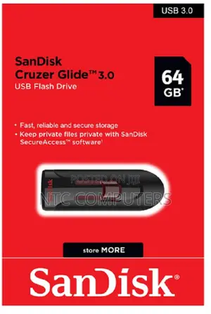 SanDisk Cruzer Glide 64GB USB 3.0 Flash Drive