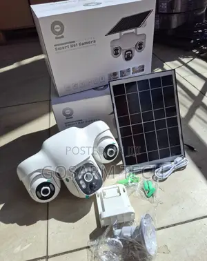 Solar Security Camera 6MP Triple Lens WiFi