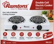 Ramtons Cooker ya Umeme ya Coil Mbili RM/251 - 1
