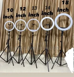 18-Inch LED Ring Light with Tripod Stand