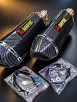 Kifaa cha Kutoa Moshi cha Akrapovic cha Carbon Fiber cha Premium kwa Pikipiki - 1