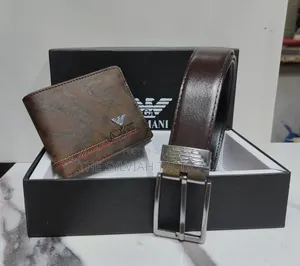 Armani Belt Wallet Set