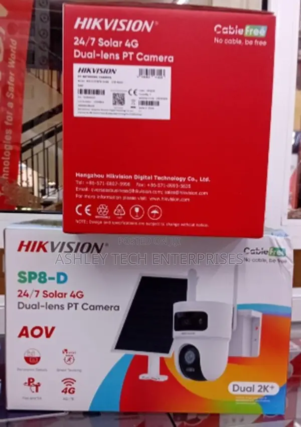 Elite Hikvision Dual Lens 8MP Solar Camera - 1