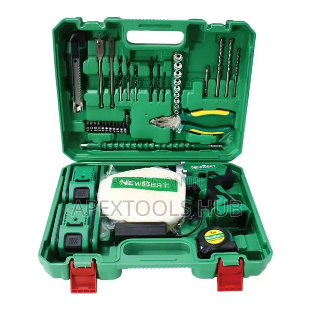 Newbeat 21V Cordless Impact Drill & Polisher Kit - 1