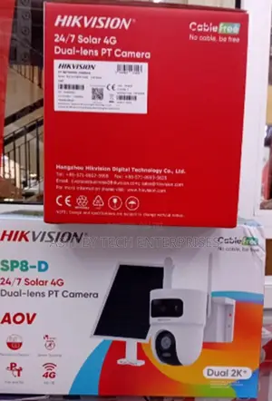 Hikvision 8MP Solar 4G Camera ya Usalama